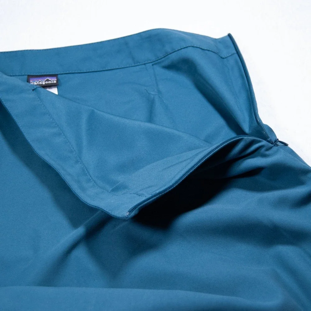 Patagonia‎ Teal Polyester Skort Women's Size 8 Athletic Golf Tennis Activewear